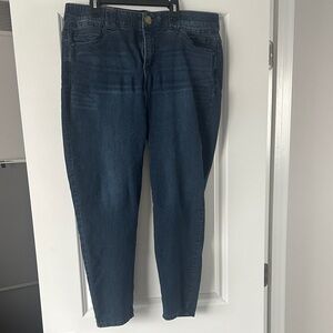 Democracy Dark Blue Ankle Jeans size 14